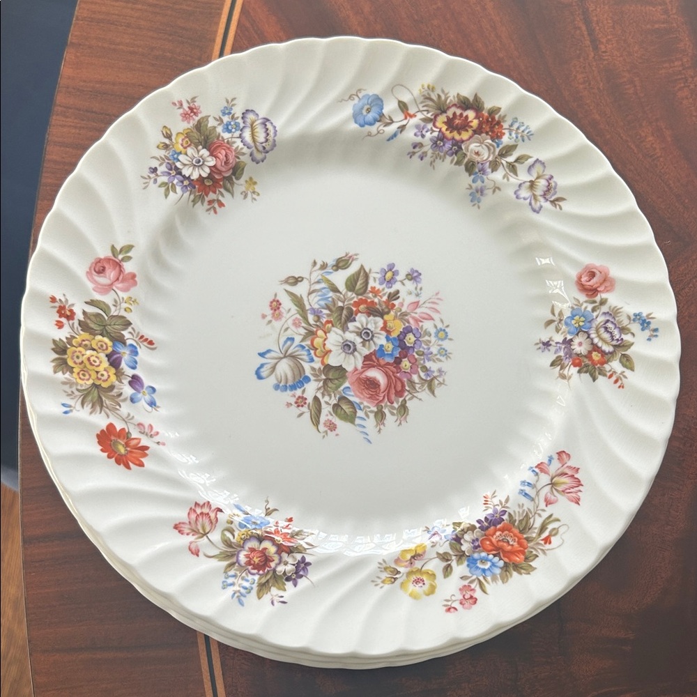 Floral Porcelain Dinner Plate